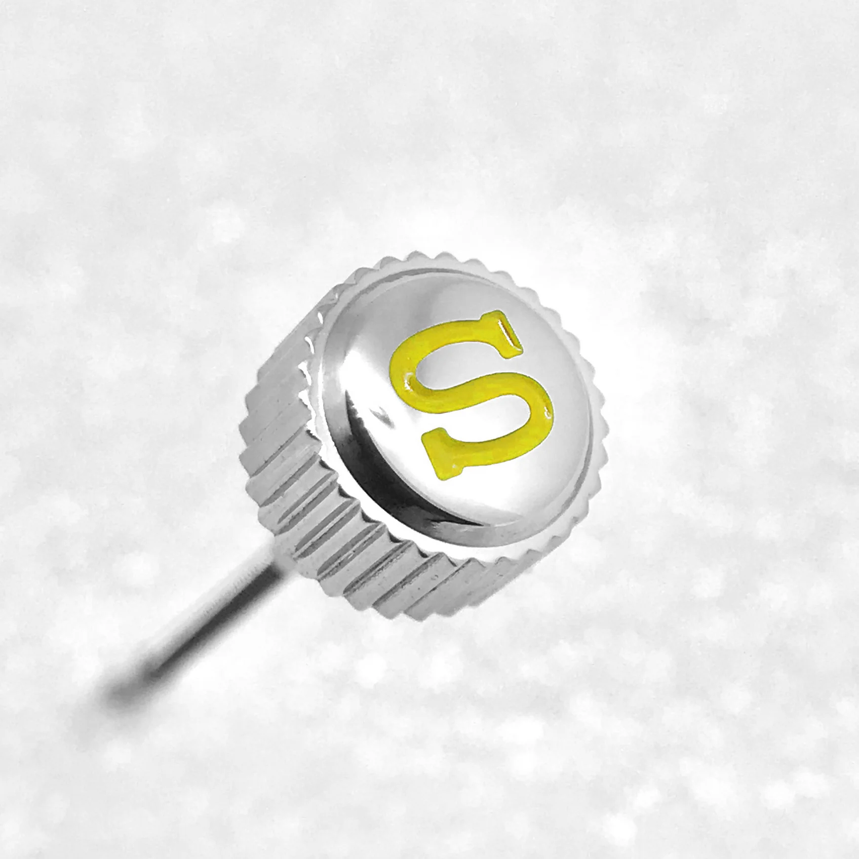 Crown - SKX007 - Polished Steel - Yellow "S"