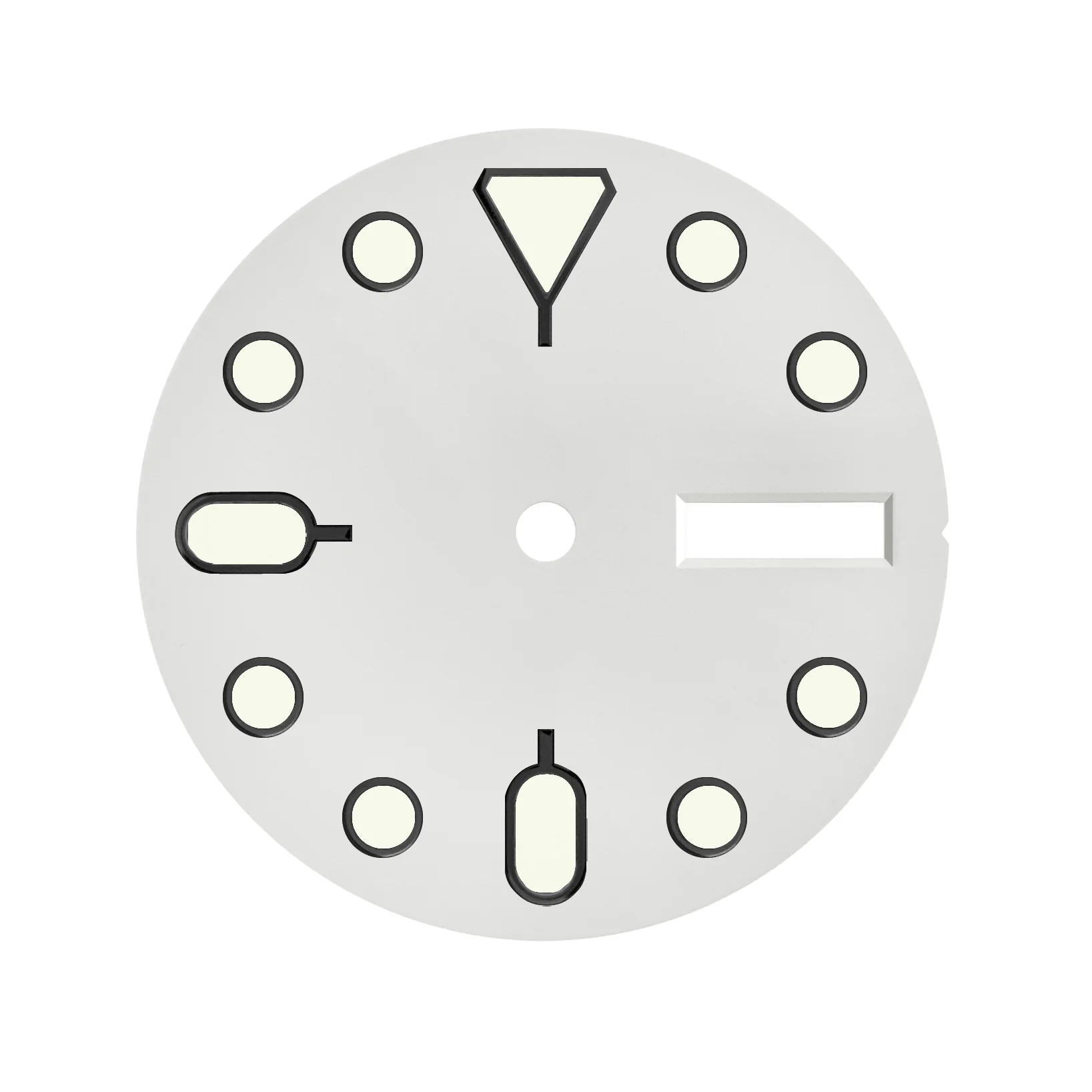 Dial - 5KX - White Sterile - Day Date