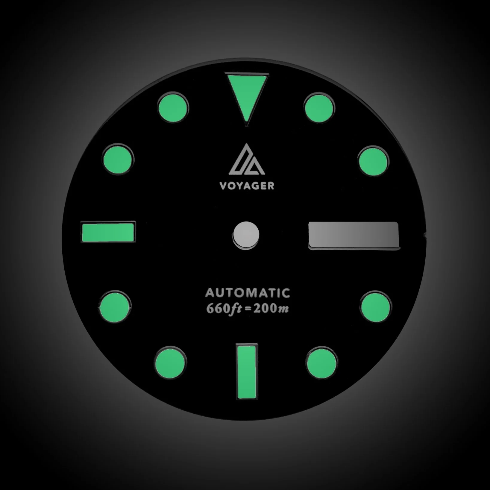 Dial - Voyager 2 - Black - Day Date / Date / No Date - Image 4