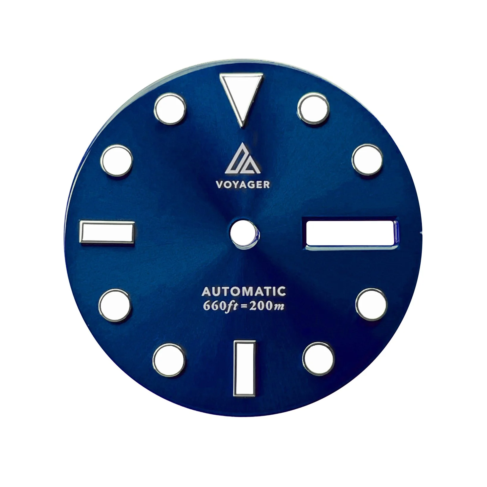 Dial - Voyager 2 - Sunburst Blue - Day Date / Date / No Date - Image 3
