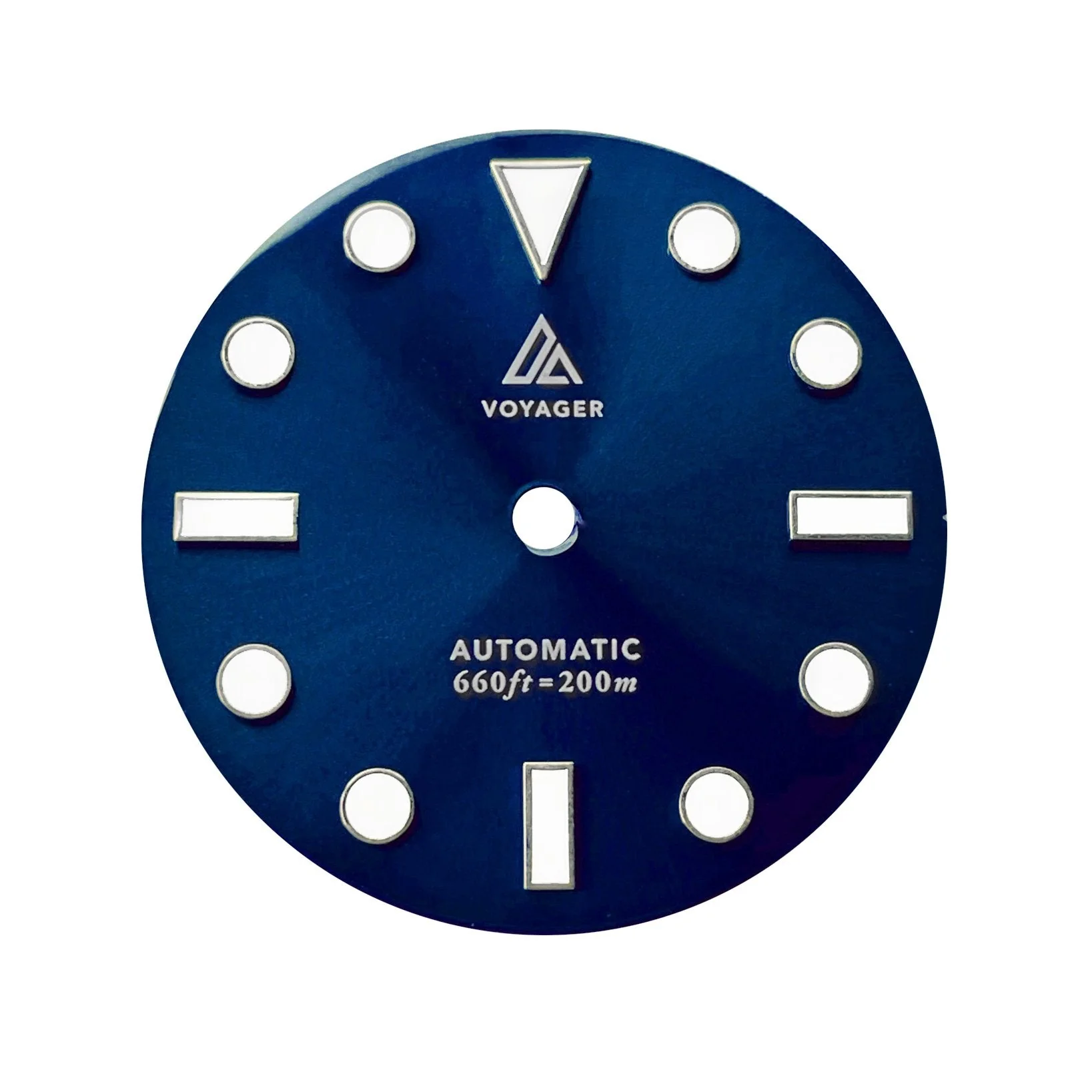 Dial - Voyager 2 - Sunburst Blue - Day Date / Date / No Date - Image 5