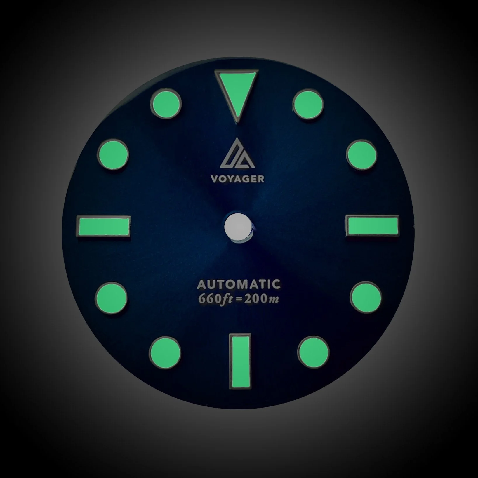 Dial - Voyager 2 - Sunburst Blue - Day Date / Date / No Date - Image 6