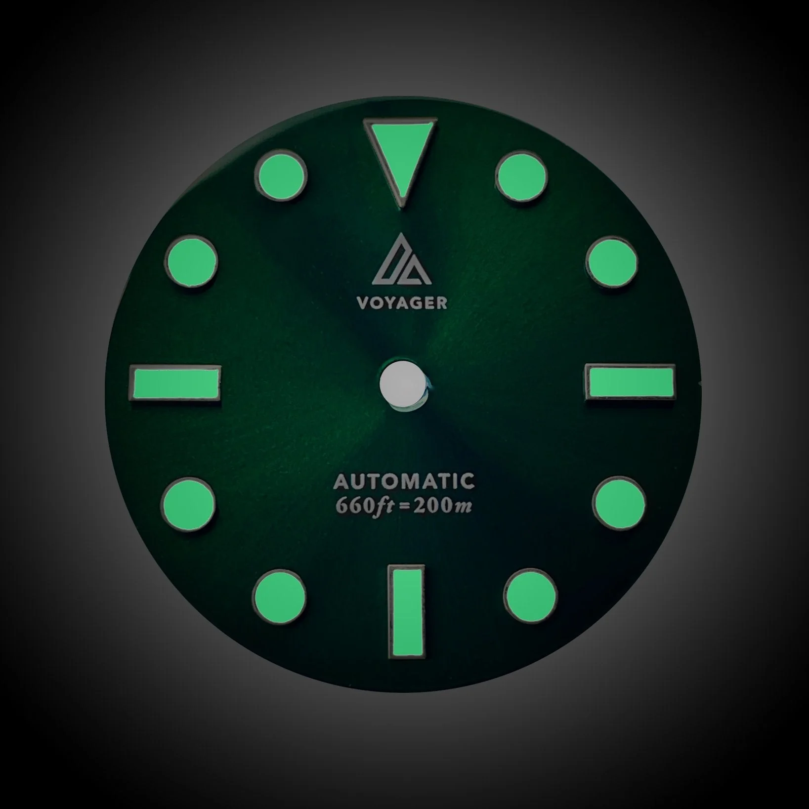 Dial - Voyager 2 - Sunburst Green - Day Date / Date / No Date - Image 6