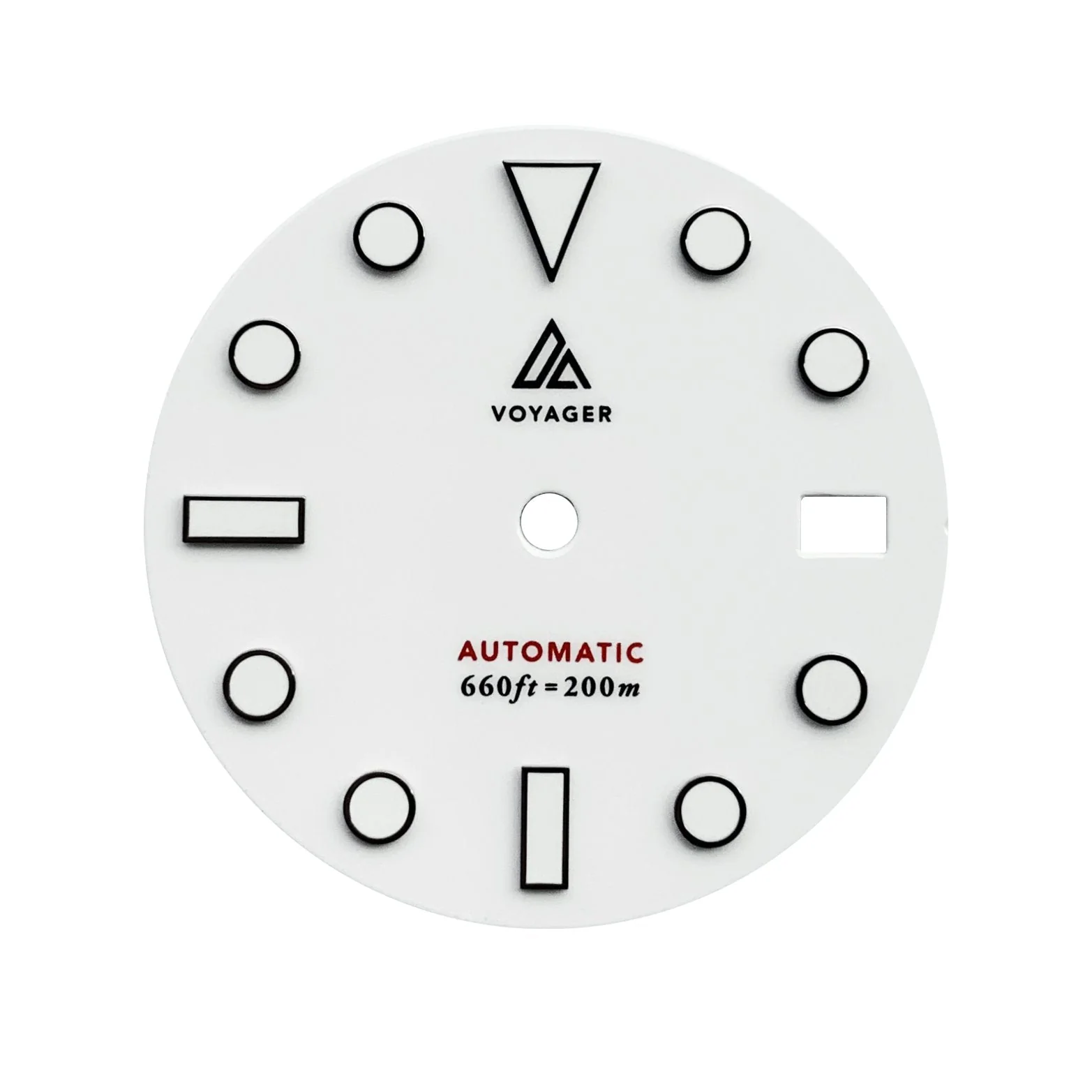 Dial - Voyager 2 - White - Day Date / Date / No Date