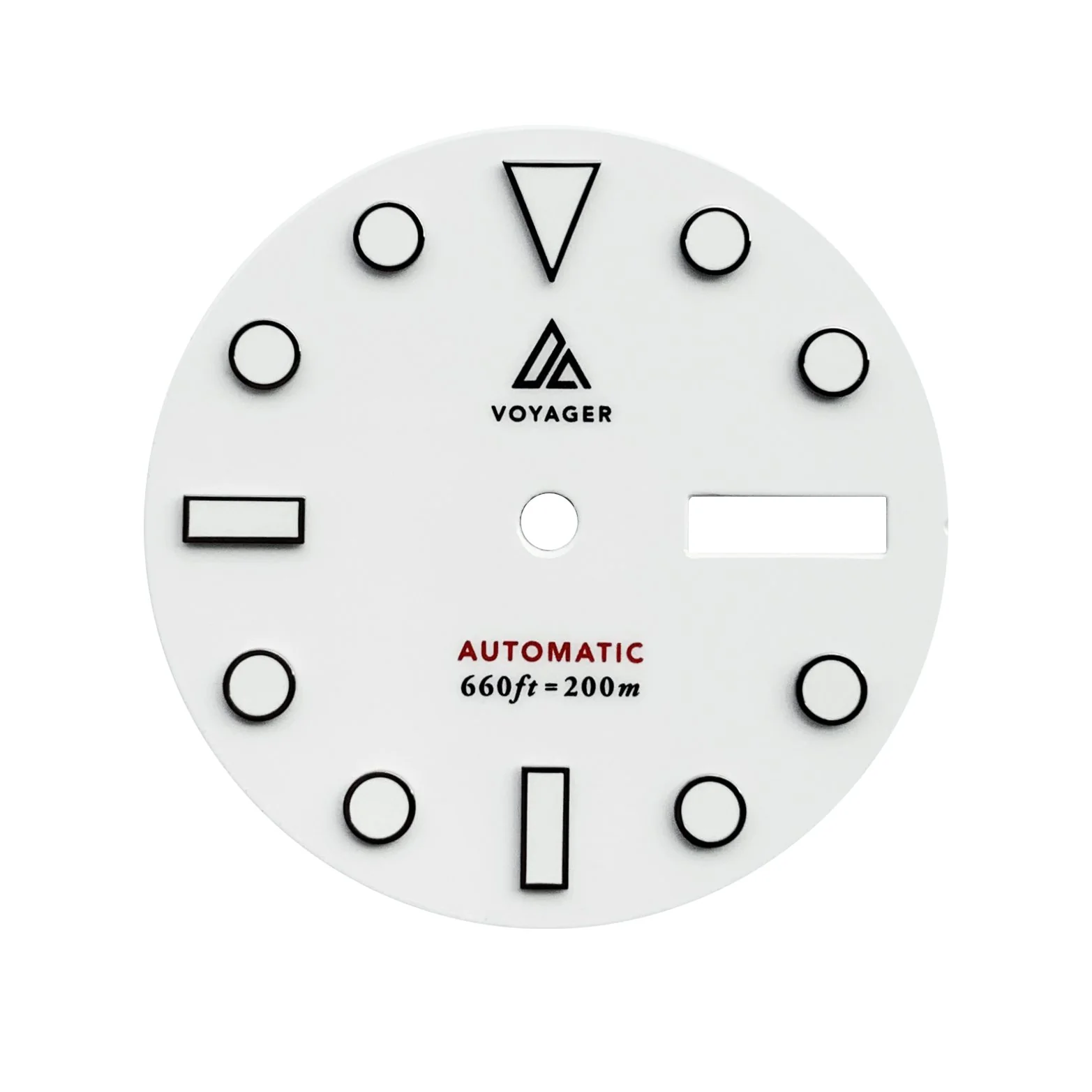 Dial - Voyager 2 - White - Day Date / Date / No Date - Image 3