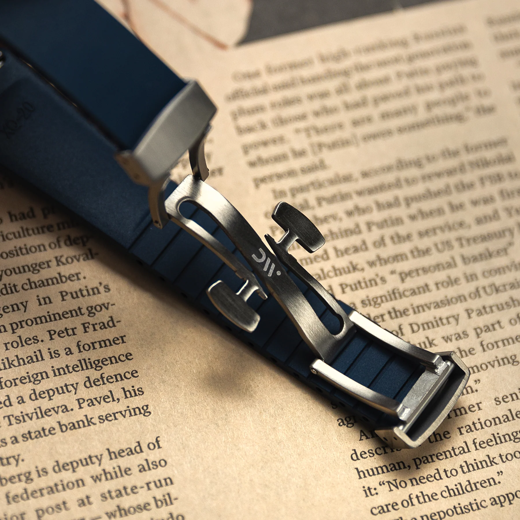 FKM Rubber Strap - CTS Classic - Navy Blue - Image 11