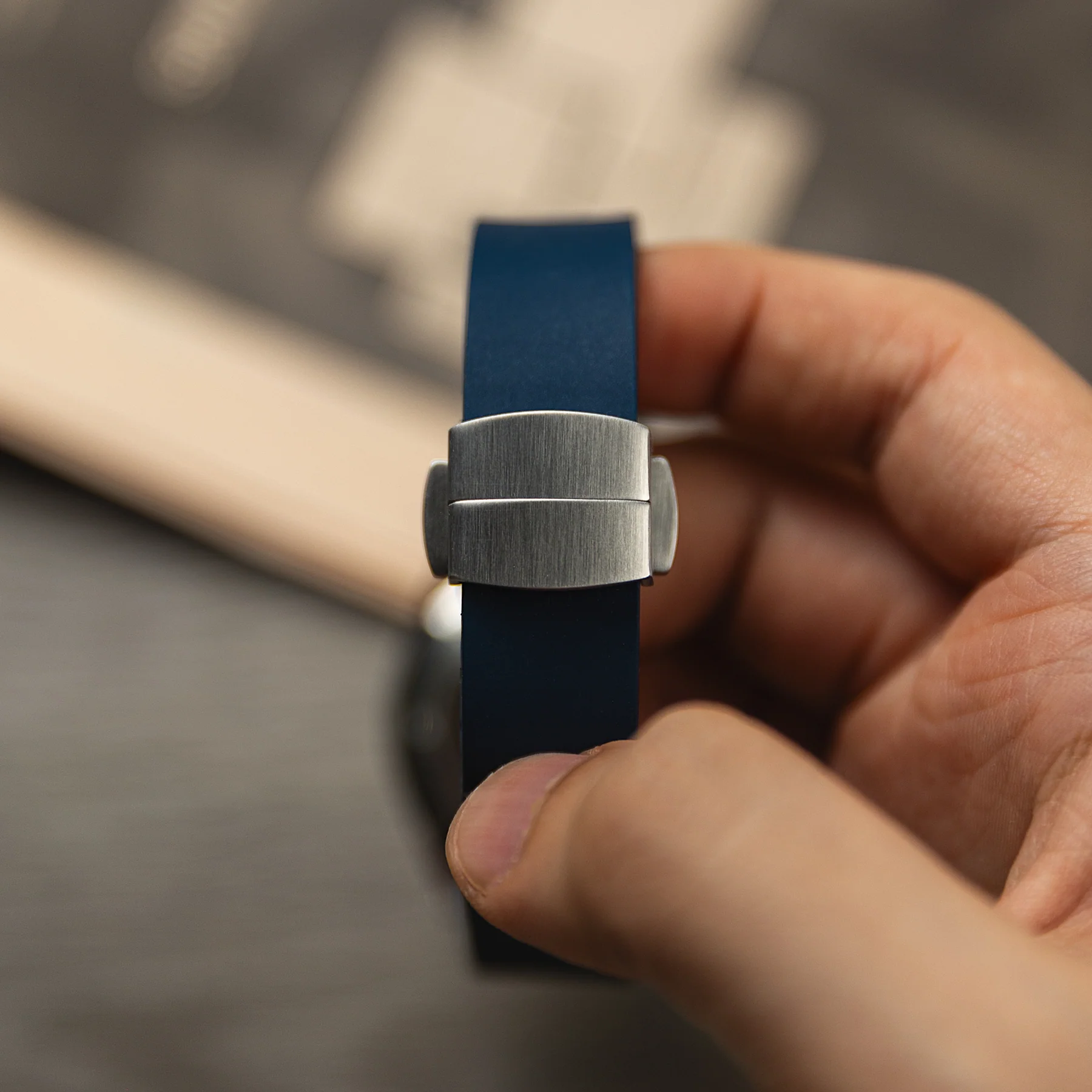 FKM Rubber Strap - CTS Classic - Navy Blue - Image 8