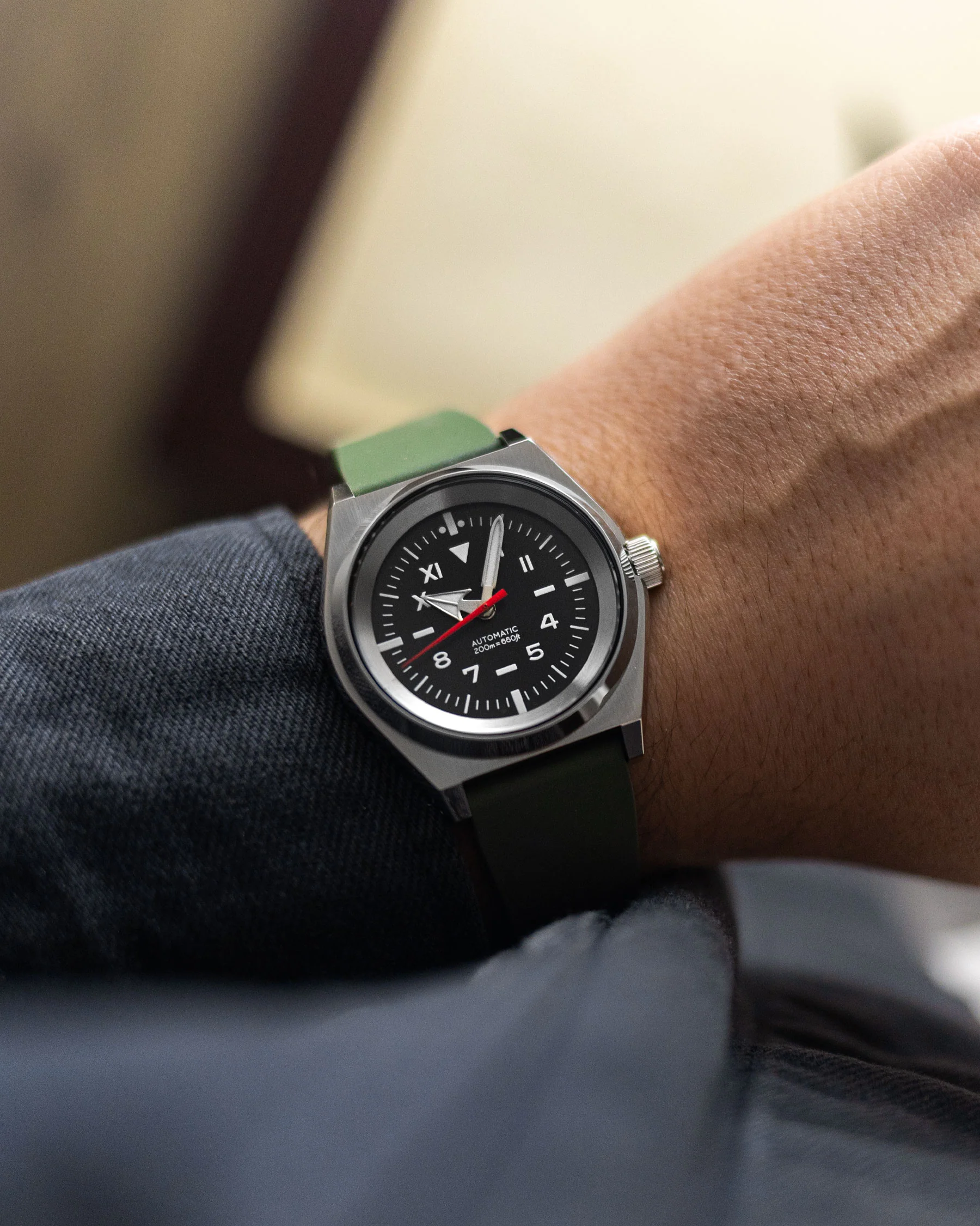 FKM Rubber Strap - CTS Classic - Olive Green - Image 10