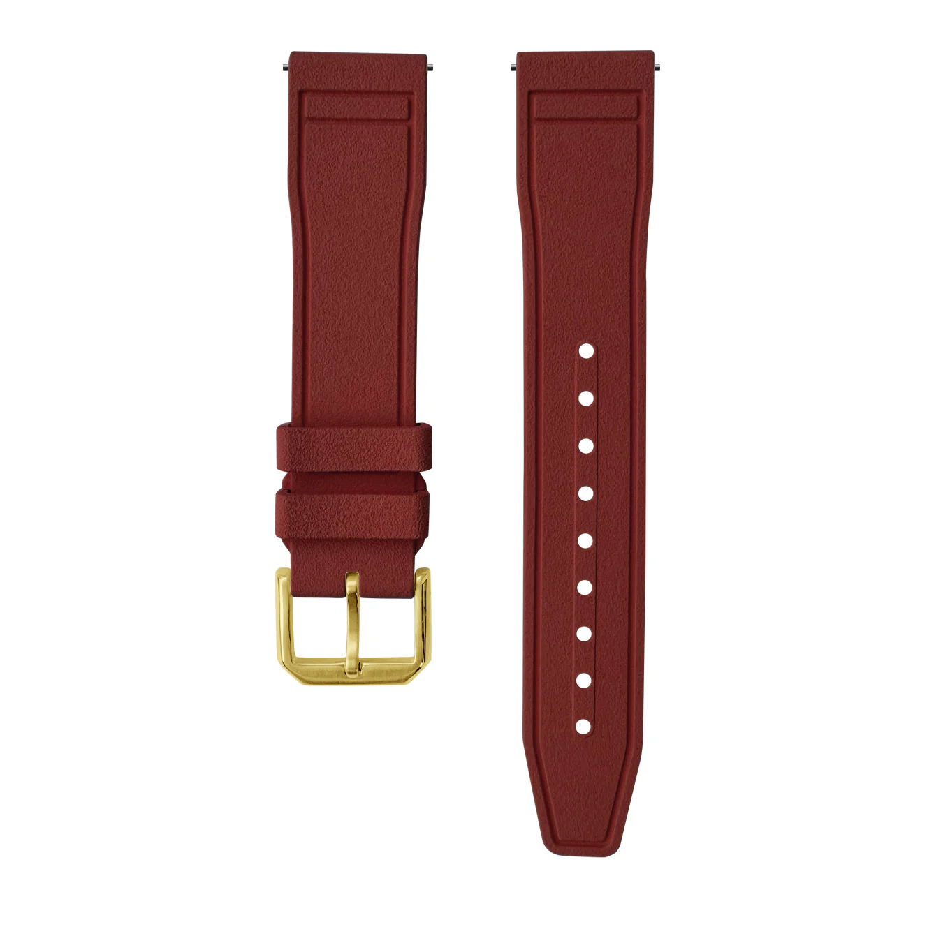 FKM Rubber Strap - Pilot - Maroon - Image 3