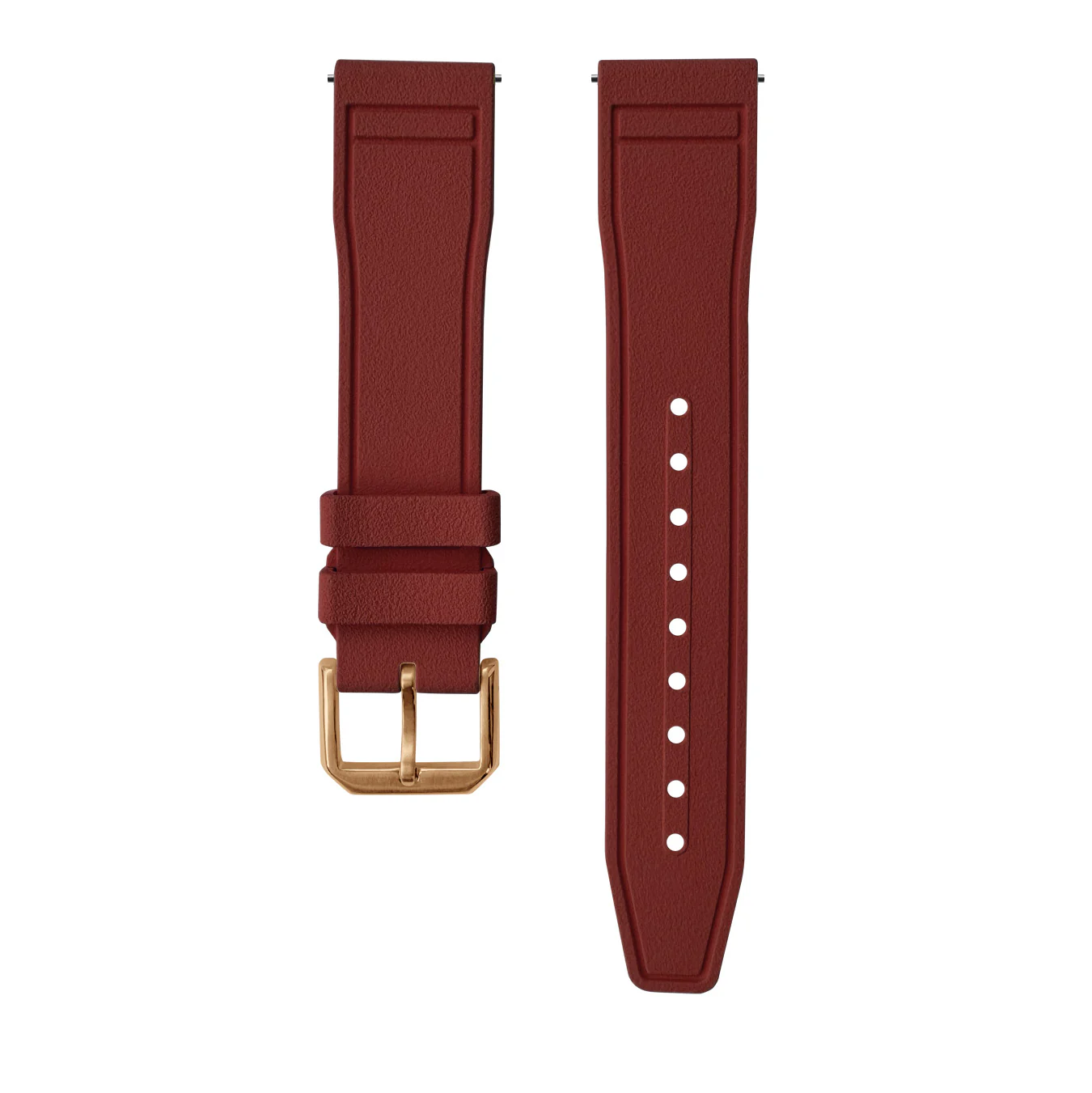 FKM Rubber Strap - Pilot - Maroon - Image 4