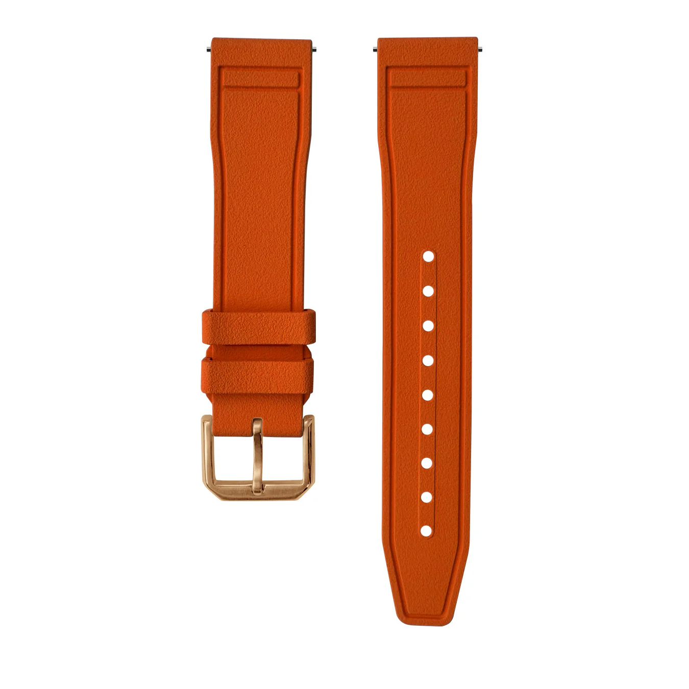 FKM Rubber Strap - Pilot - Orange - Image 4