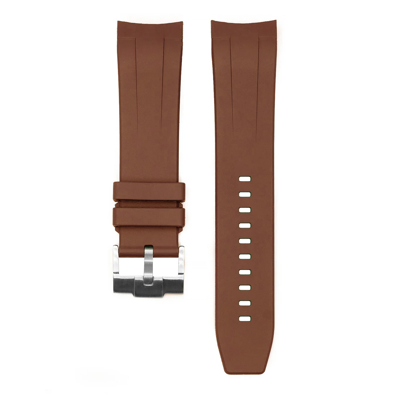 FKM Rubber Strap - SKX007/SRPD Classic - Brown