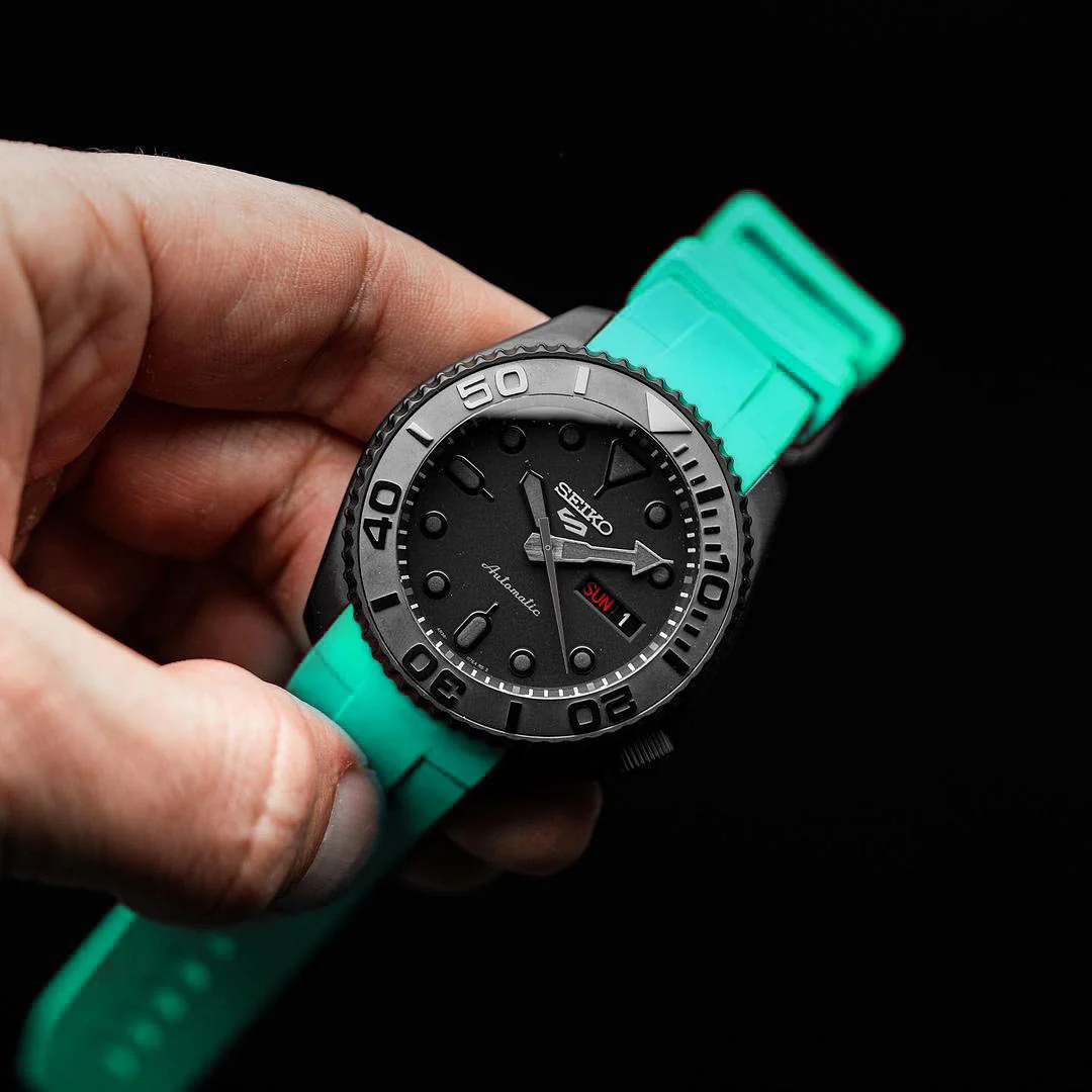 FKM Rubber Strap - SKX007/SRPD Classic - Mint - Image 6