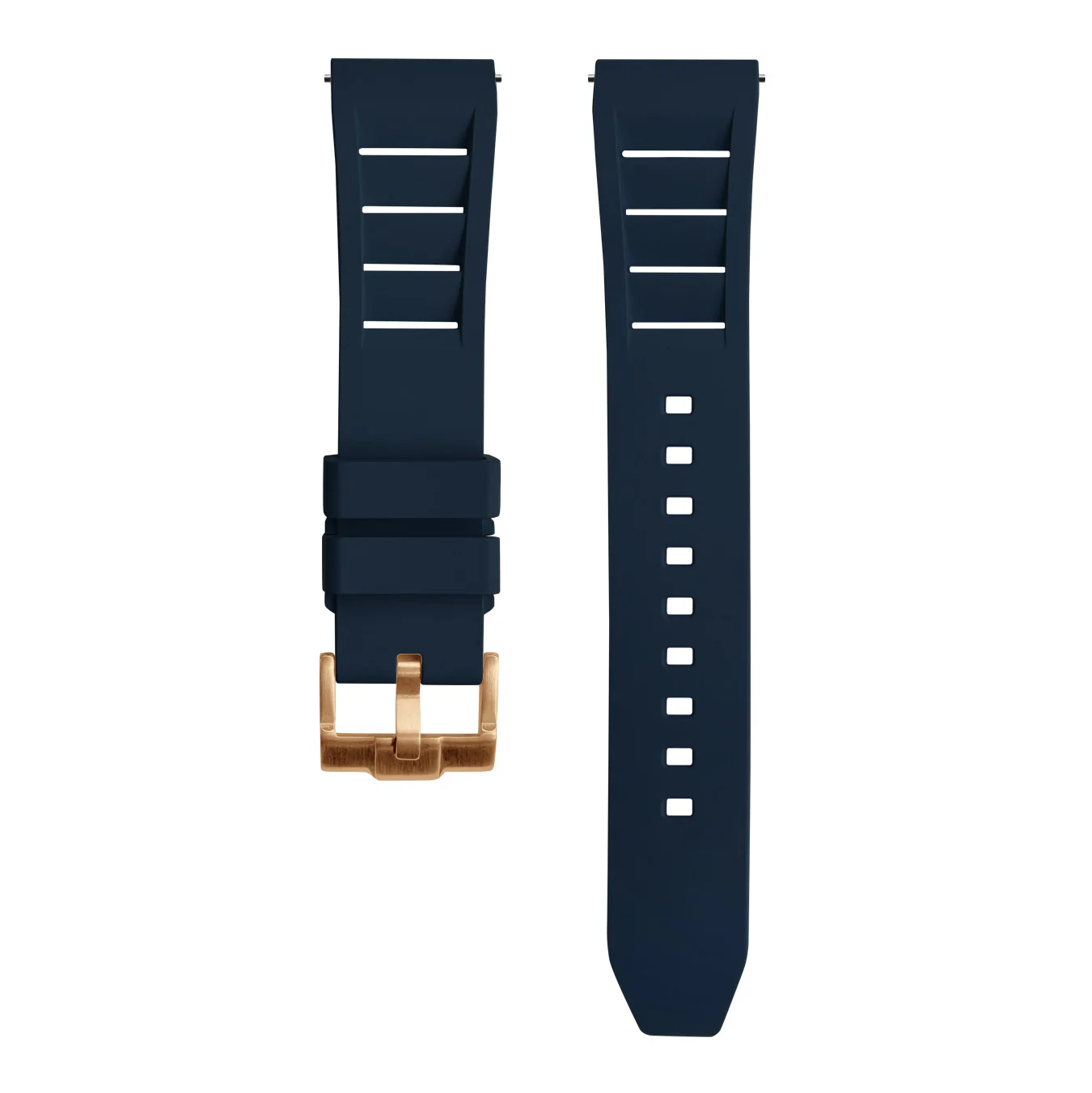 FKM Rubber Strap - Vented - Blue - Image 4