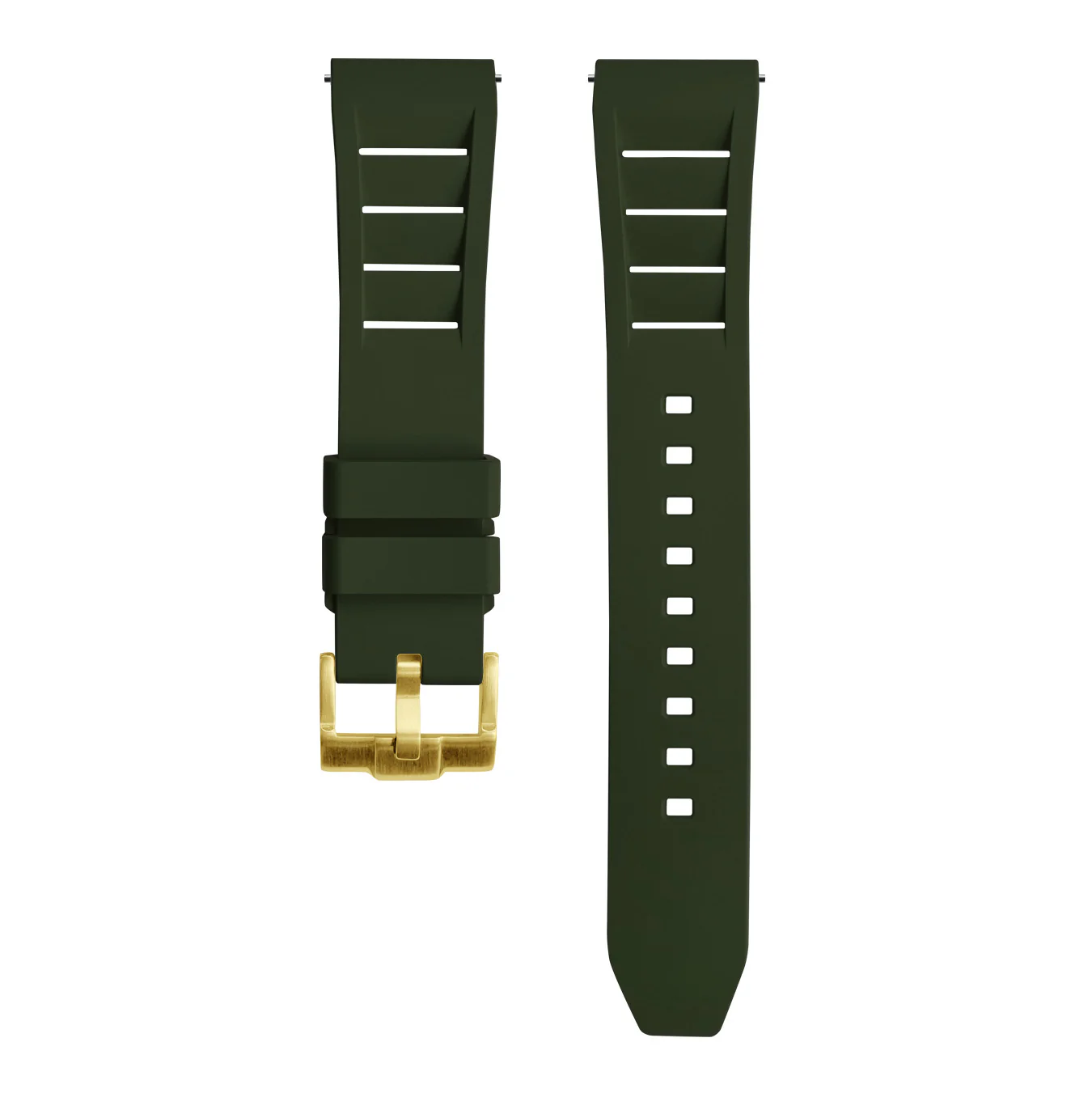 FKM Rubber Strap - Vented - Green - Image 3