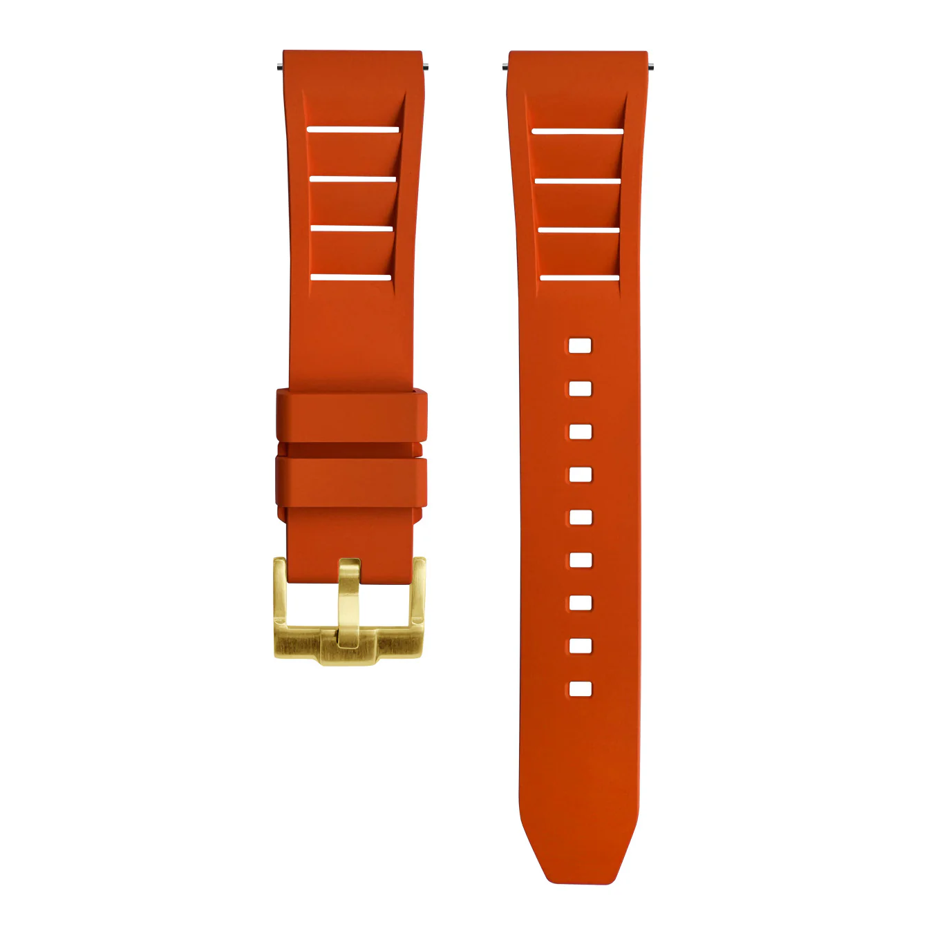 FKM Rubber Strap - Vented - Orange - Image 3