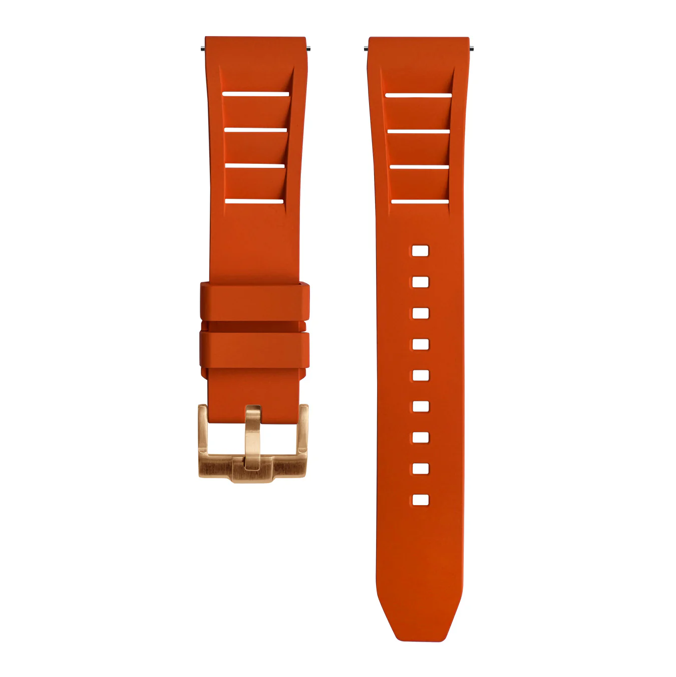 FKM Rubber Strap - Vented - Orange - Image 4