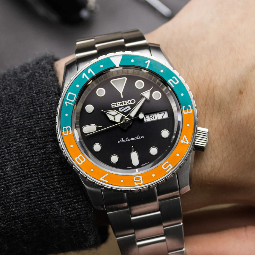 Glass Insert - SKX Dual Time Gulf - Luminous Green