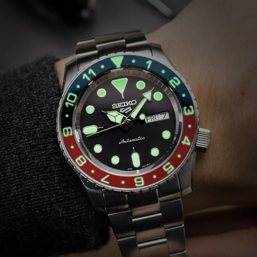 Glass Insert - SKX Dual Time PEPS. - Luminous Green - Image 2