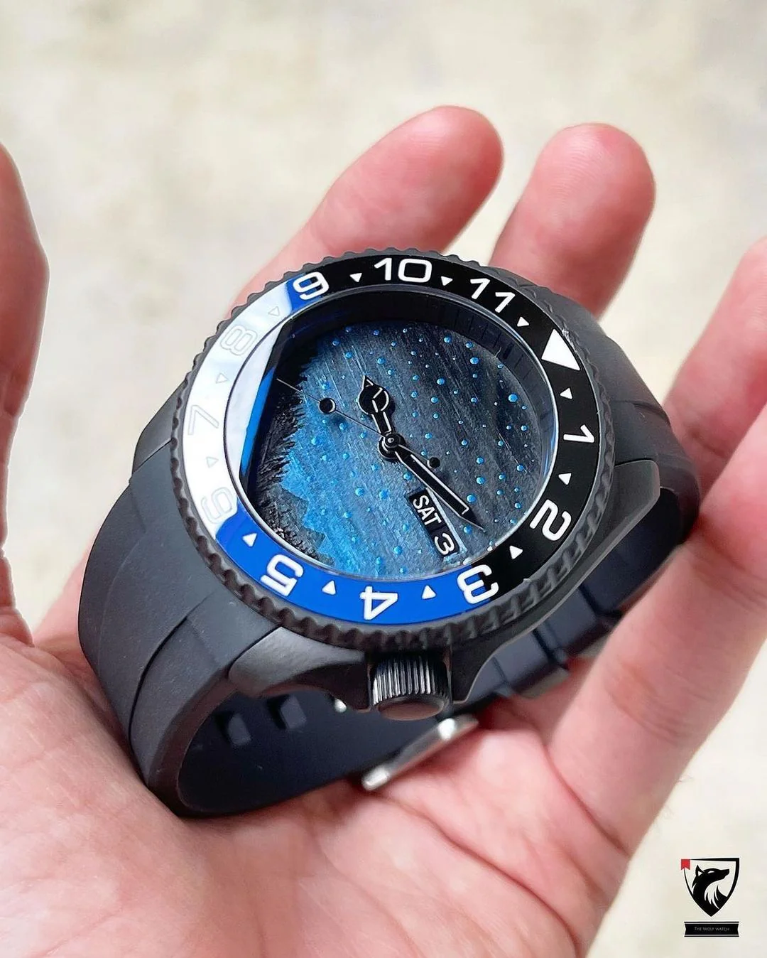 FKM Rubber Strap - SKX007/SRPD Classic - Black - Image 13
