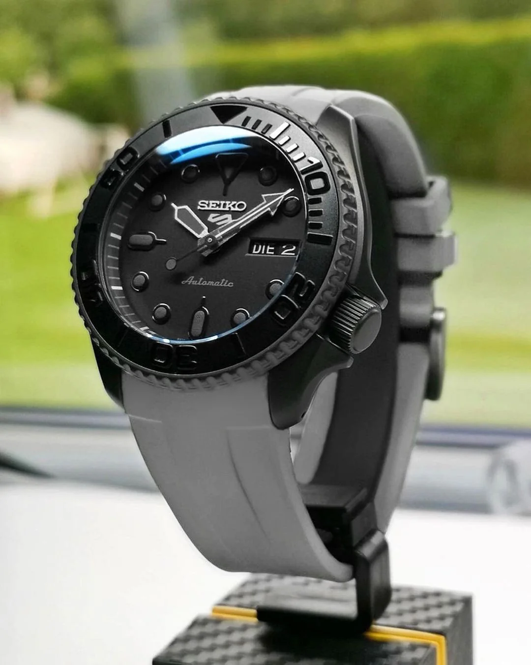 FKM Rubber Strap - SKX007/SRPD Classic - Grey - Image 6