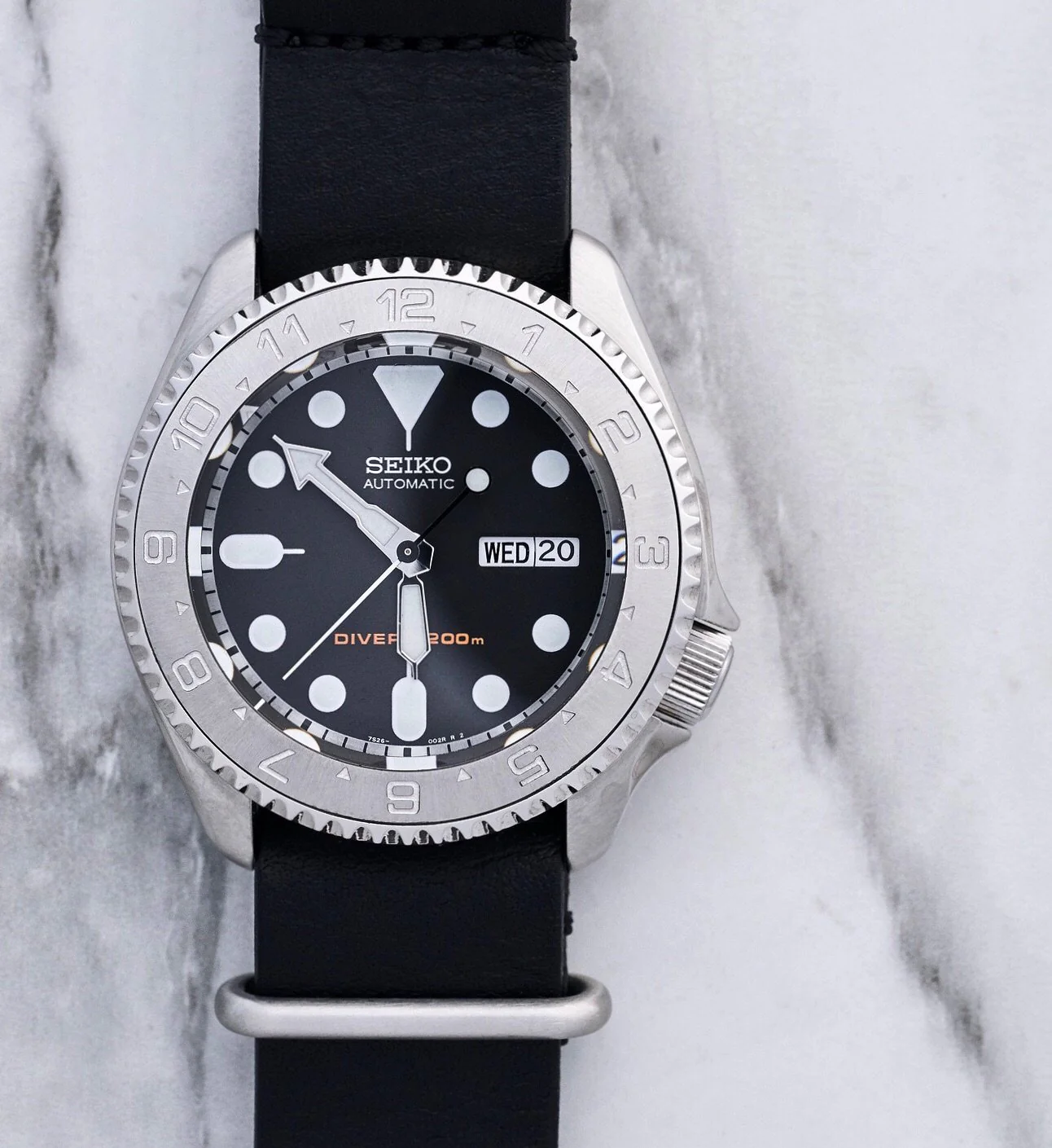 Steel Insert - 007 Dual Time - Brushed ICE - Image 4