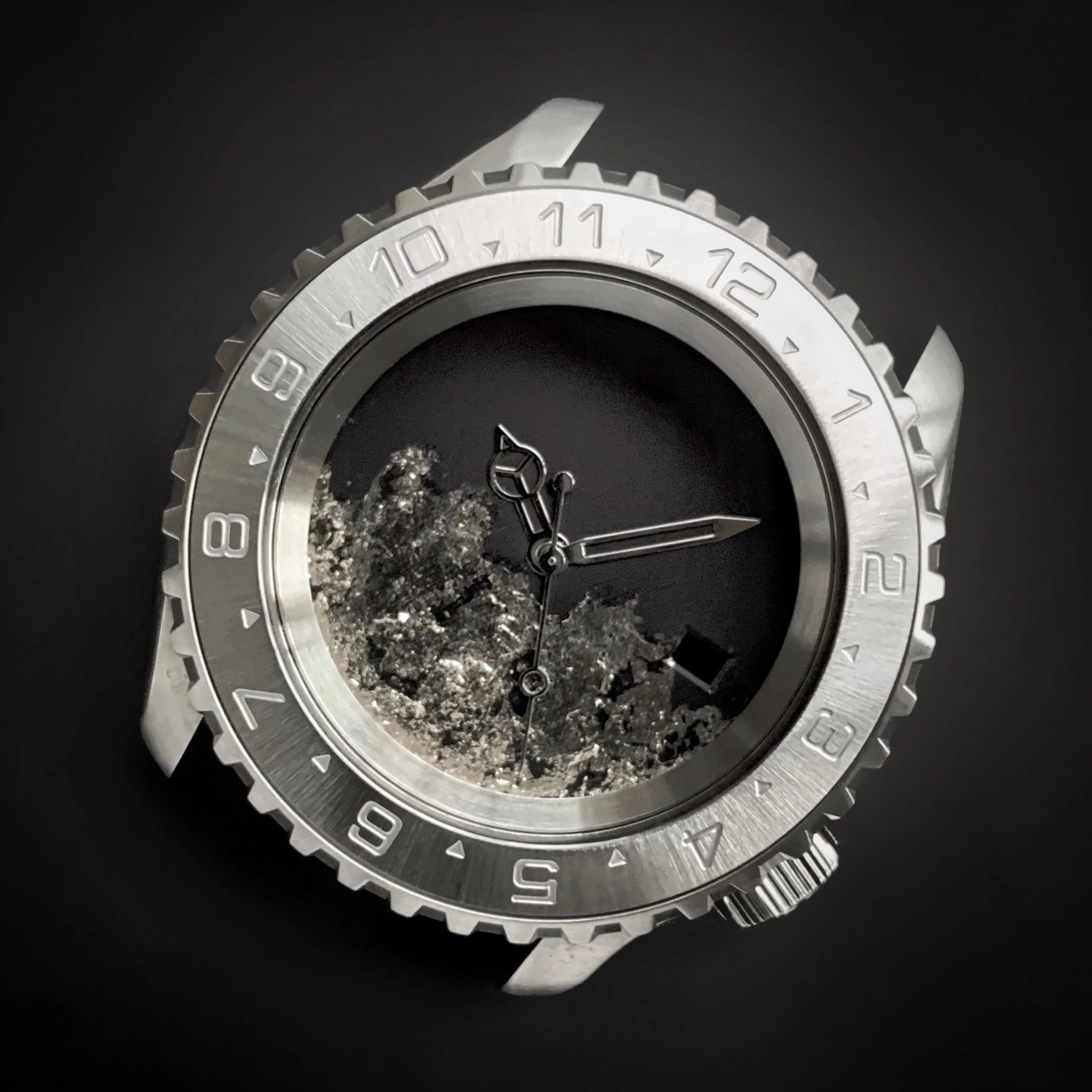 Steel Insert - 007 Dual Time - Brushed ICE - Image 8