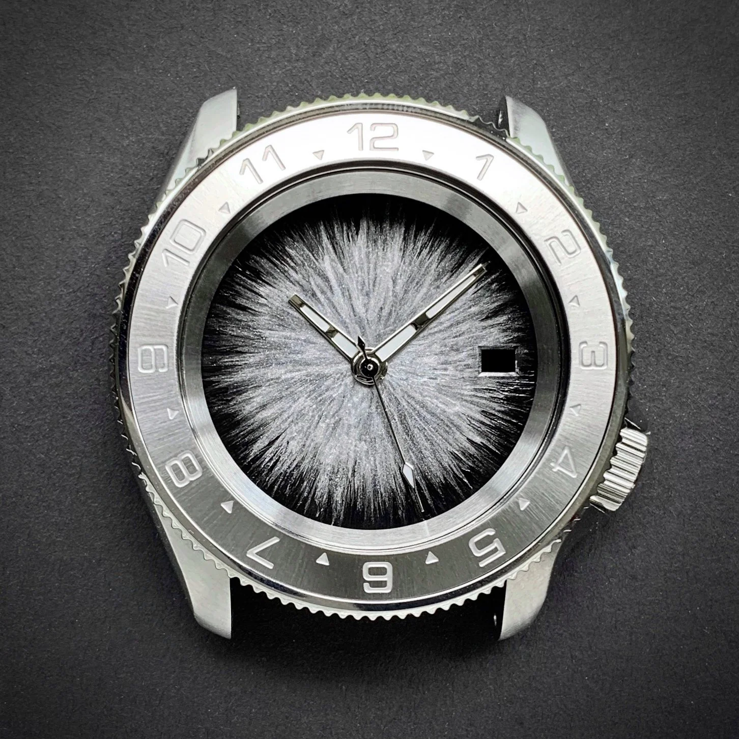 Steel Insert - 007 Dual Time - Brushed ICE - Image 9