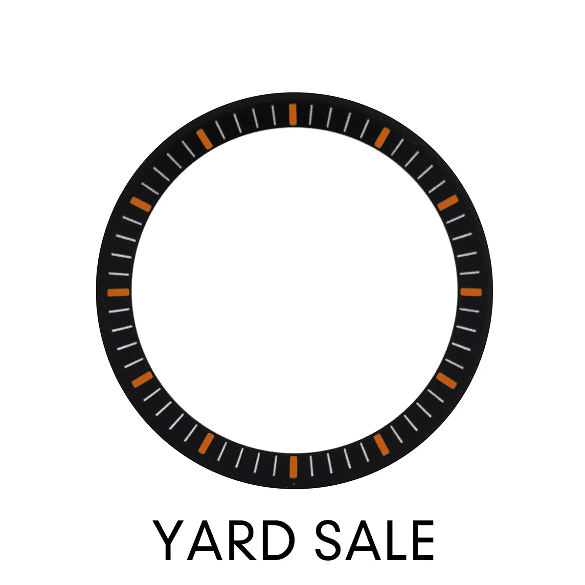 YARD SALE - C.R. - Urchin - Matt Black w Markers (Orange)