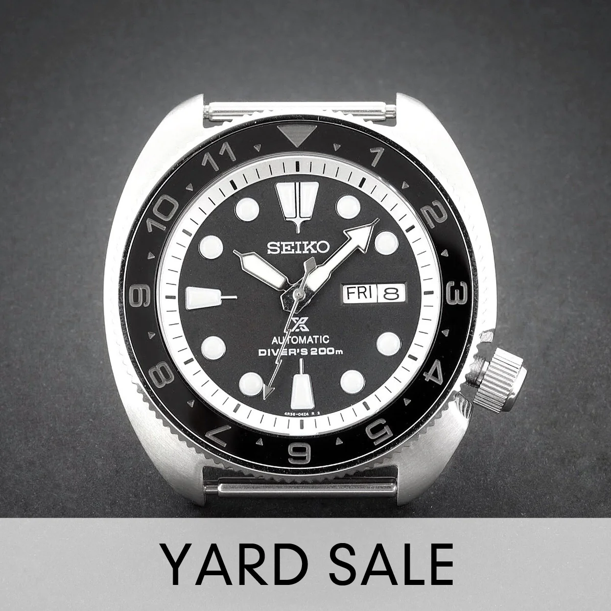 YARD SALE - Ceramic Insert - SRP Turtle Dual Time Stealth